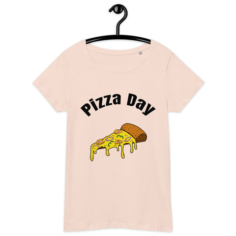 Bitcoin Pizza Day Basic Bio-T-Shirt für Frauen