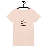 Bitcoin Satsymbol Basic Bio-T-Shirt für Frauen