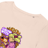 Pocket Bitcoin Girl Women’s Basic Organic T-Shirt