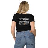 Bitcoin Money BACK Print Women’s Basic Organic T-Shirt