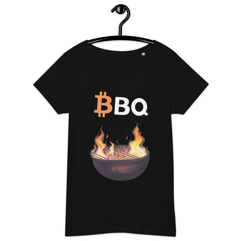 Bitcoin BBQ Basic Bio-T-Shirt für Frauen