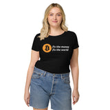 Bitcoin Fix the money Basic Bio-T-Shirt für Frauen