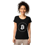 Bitcoin Symbol Women’s Basic Organic T-Shirt