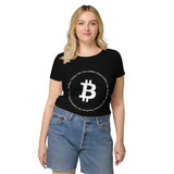 Bitcoin Symbol Women’s Basic Organic T-Shirt