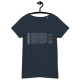 Bitcoin Genesis Block Women’s Basic Organic T-Shirt