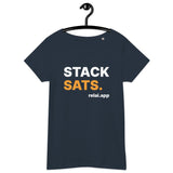 Relai Stack Sats Women’s Basic Organic T-Shirt