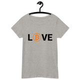 Bitcoin LOVE Women’s Basic Organic T-Shirt