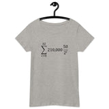 Die Bitcoin Formel Basic Bio-T-Shirt für Frauen
