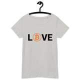 Bitcoin LOVE Women’s Basic Organic T-Shirt