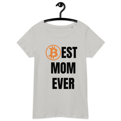 Bitcoin Family MOM Basic Bio-T-Shirt für Frauen