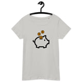 Bitcoin Piggy Bank Women’s Basic Organic T-Shirt