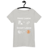 Bitcoin Hard Smart Labor Women’s Basic Organic T-Shirt