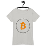 Bitcoin Symbol Basic Bio-T-Shirt für Frauen