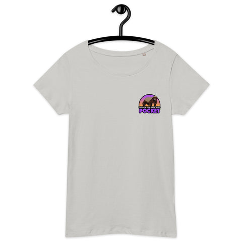 Pocket Bitcoin Honigdachs Bio-T-Shirt für Frauen