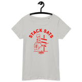 Satoshi Boat Club Stack Sats Women’s Basic Organic T-Shirt