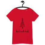 Bitcoin Weihnachten Hodl Hodl Hodl Basic Bio-T-Shirt für Frauen