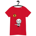 Bitcoin Halloween Basic Bio-T-Shirt für Frauen