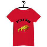 Bitcoin Pizza Day Back & Front Women’s Basic Organic T-Shirt