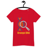 Bitcoin Orange DNA Basic Bio-T-Shirt für Frauen
