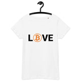 Bitcoin LOVE Women’s Basic Organic T-Shirt