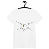 Bitcoin Christmas Mountains Women’s Basic Organic T-Shirt