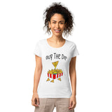 Bitcoin Buy the Dip Basic Bio-T-Shirt für Frauen