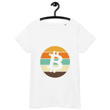 Bitcoin Retro Basic Bio-T-Shirt für Frauen