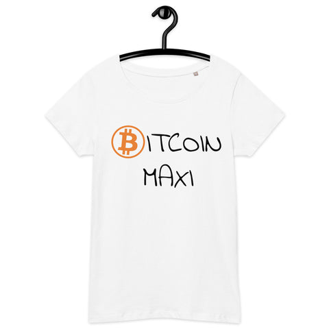 Bitcoin Maxi Basic Bio-T-Shirt für Frauen