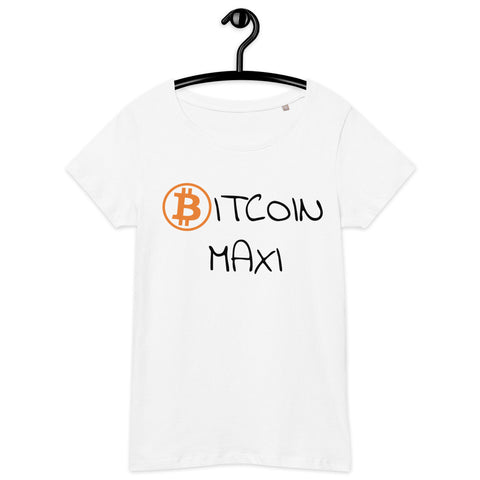 Bitcoin Maxi Women’s Basic Organic T-Shirt