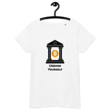 Bitcoin Unbank Yourself Women’s Basic Organic T-Shirt