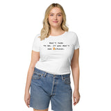 Bitcoin Talk Women’s Basic Organic T-Shirt