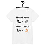 Bitcoin Hard Smart Labor Women’s Basic Organic T-Shirt