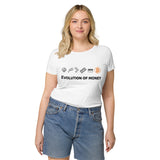 Bitcoin Evolution of Money Women’s Basic Organic T-Shirt