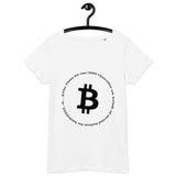 Bitcoin Symbol Women’s Basic Organic T-Shirt