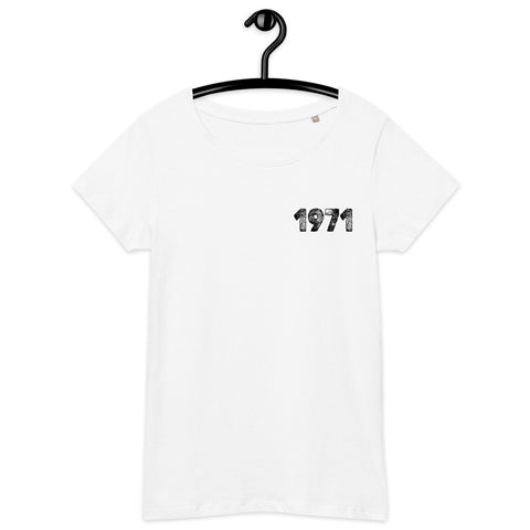 Bitcoin 1971 Women’s Basic Organic T-Shirt