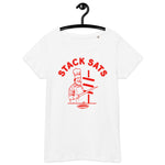 Satoshi Boat Club Stack Sats Women’s Basic Organic T-Shirt