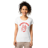 Satoshi Boat Club Stack Sats Women’s Basic Organic T-Shirt