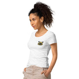 Alby Bitcoin Bee Women’s Basic Organic T-Shirt