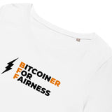Bitcoiner For Fairness Women’s Basic Organic T-Shirt