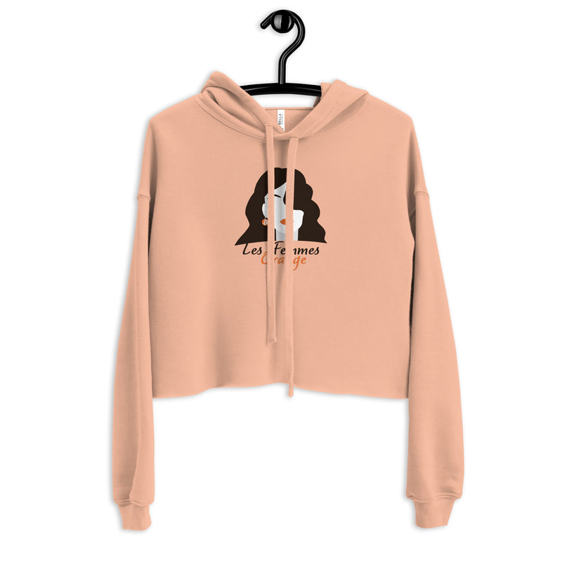 Les Femmes Orange Cropped | Bitcoin Hoodie