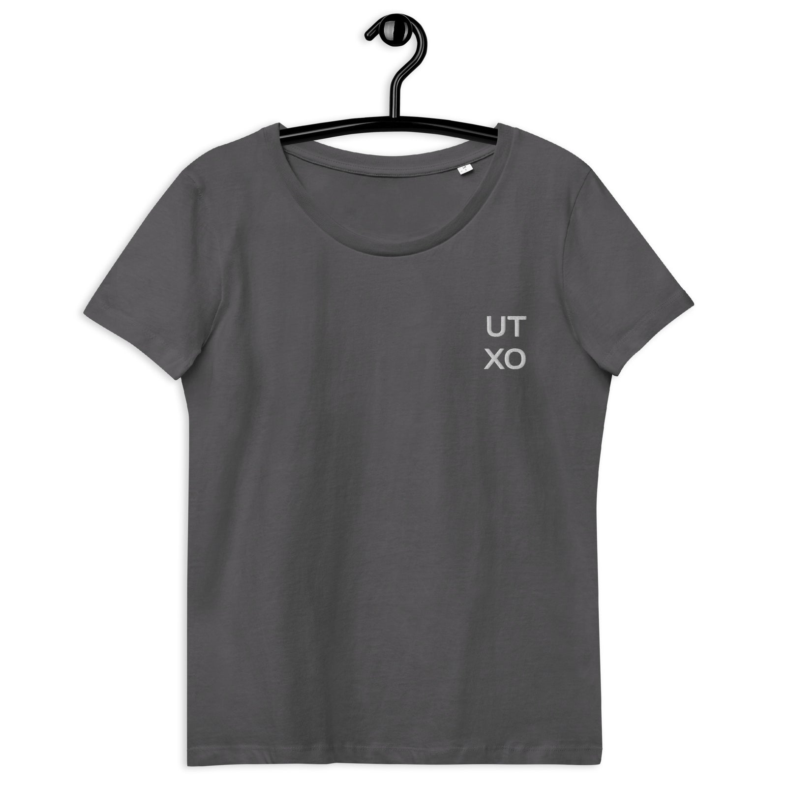 UTXO Embroidered Women's Organic Cotton | Bitcoin T-Shirt