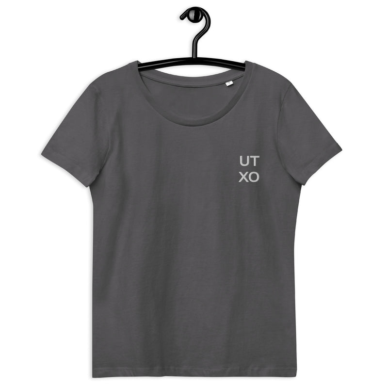 UTXO Embroidered Women's Organic Cotton | Bitcoin T-Shirt