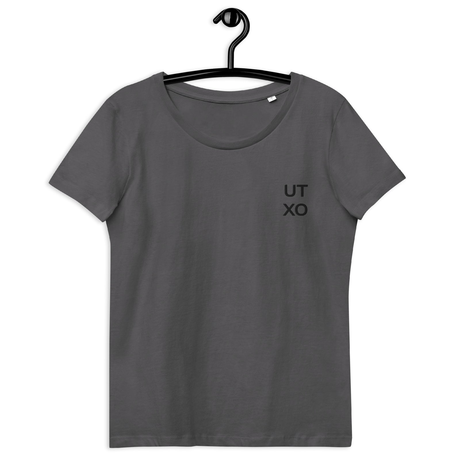 UTXO Embroidered Women's Organic Cotton | Bitcoin T-Shirt