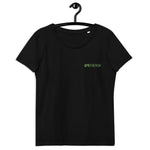 21ENERGY Front Embroidered & Back Printed Women's Organic Cotton T-Shirt