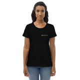 21ENERGY Front Embroidered & Back Printed Women's Organic Cotton T-Shirt
