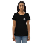 Infinity divided by 21 Mio Embroidered Women's Organic Cotton T-Shirt
