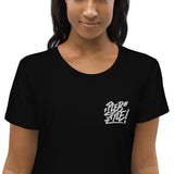 Plebstyle Titan Wallet Embroidered Women's Organic Cotton T-Shirt
