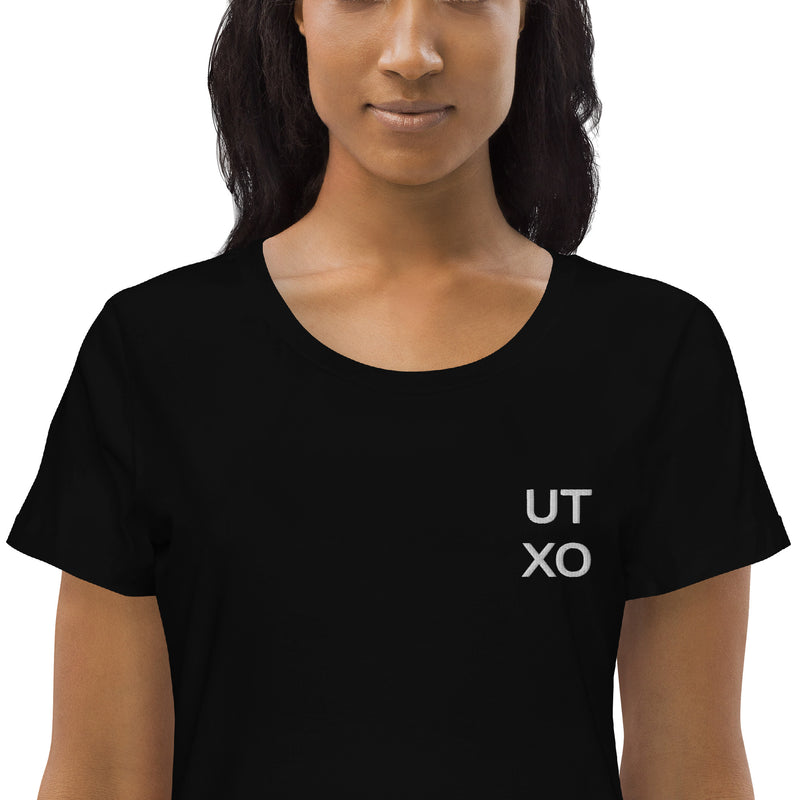 UTXO Embroidered Women's Organic Cotton | Bitcoin T-Shirt
