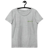 21ENERGY Front Embroidered & Back Printed Women's Organic Cotton T-Shirt