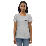 FEW. Embroidered Women's Organic Cotton T-Shirt
